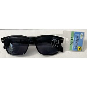 FGX  E-Z Reader SunReaders +1.50 Cannon Black Magnifier Reading Sunglasses